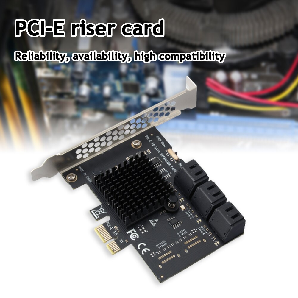 Mining 20/16/12/6 Ports SATA 6Gb to PCI Express Controller for PC Expansion Card PCIe to SATA III Converter PCIE Riser Adapter