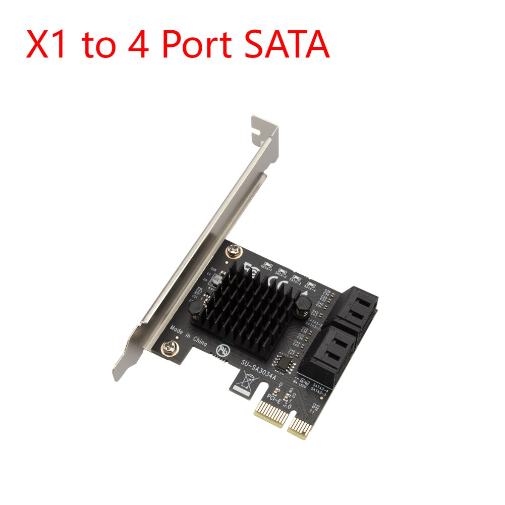 X1 to 4 Port SATA