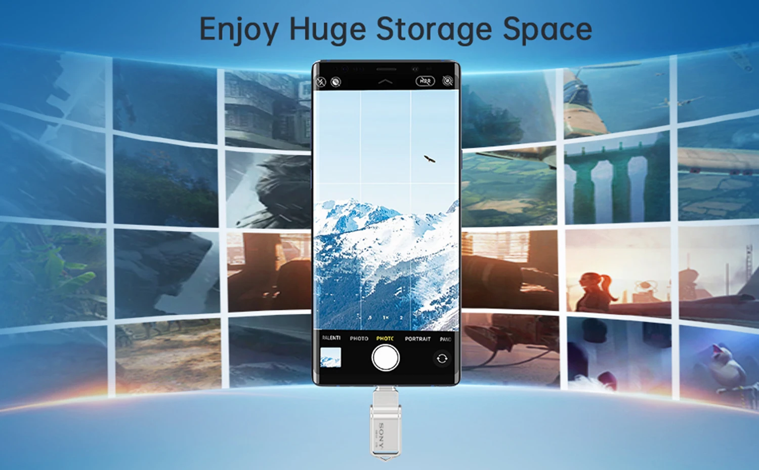 SONY Mini 2TB PenDrive OTG Flash Drive High Speed 1TB Metal Pendrive 512GB 256GB USB Type-C Portable Memoria USB Stick For Phone