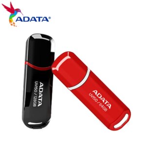 ADATA USB 3.2 Flash Drive UV150 Black and Red Pen Drive 32GB 64GB 128GB 256GB Genuine Memory Stick for Laptop and Desktop PC