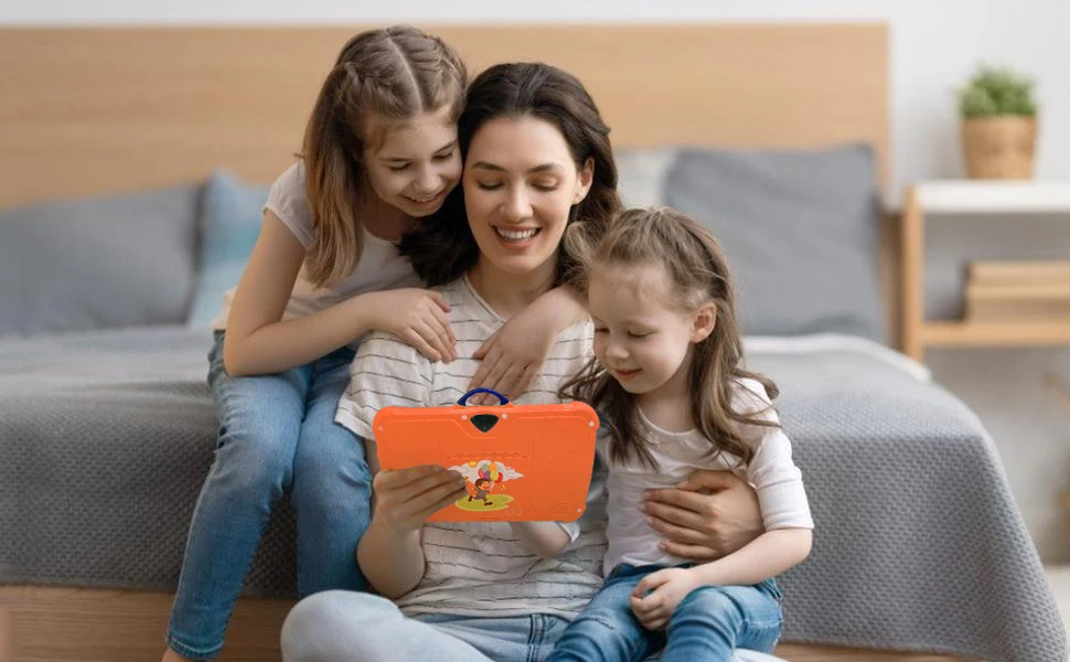 7 Inch Kids Tablet PC with Android 13 Quad Core 4GB RAM 64GB ROM Educational Learning Children's Favorite Cheap Simple Design