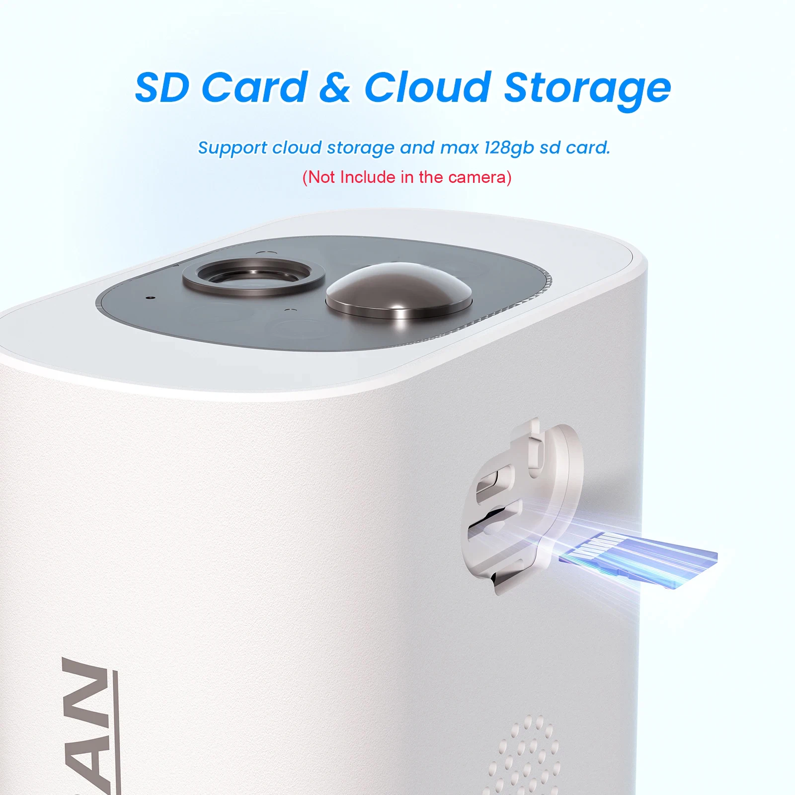 ANRAN 2K Solar Security Camera 3MP Outdoor Wireless 2.4G WIFI Camera Battery Camera Floodlight Color Night Vision Can't Add NVR