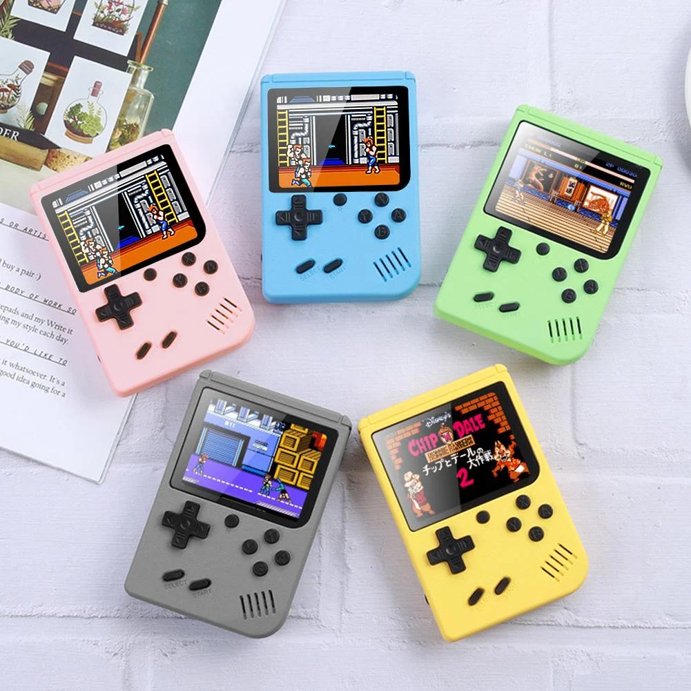 500 Games In One Portable Mini Electronic Video Game Player Kids Electronic Game Toy For Children Handheld Game Console Adjustab
