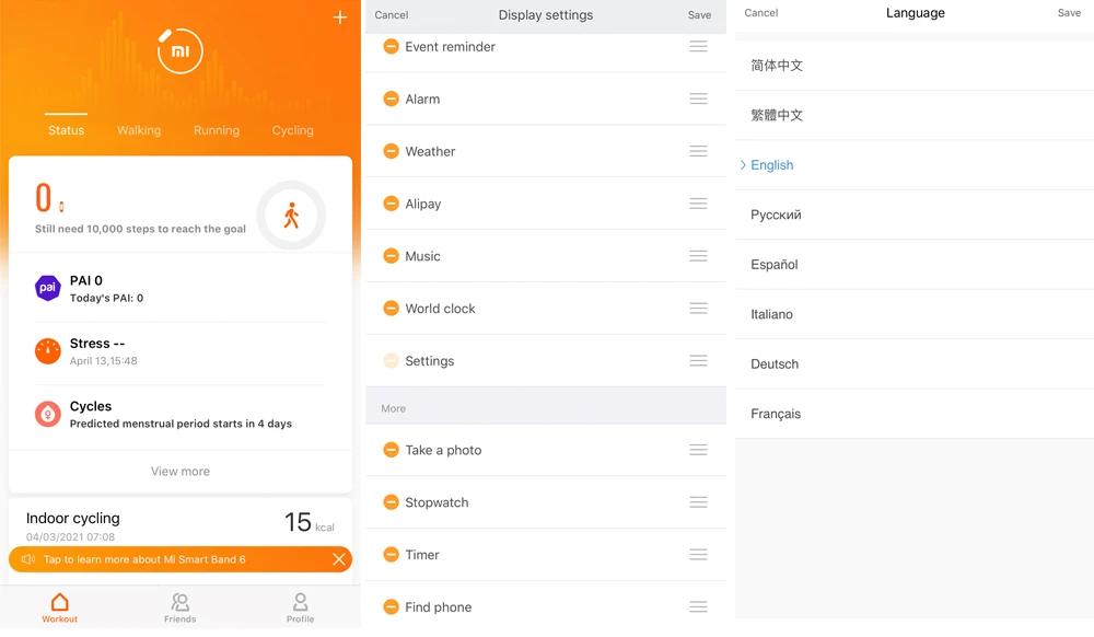 Xiaomi Mi Band 6 Smart Wristband AMOLED Blood Oxygen Fitness Traker Heart Rate Bluetooth Waterproof Miband 5