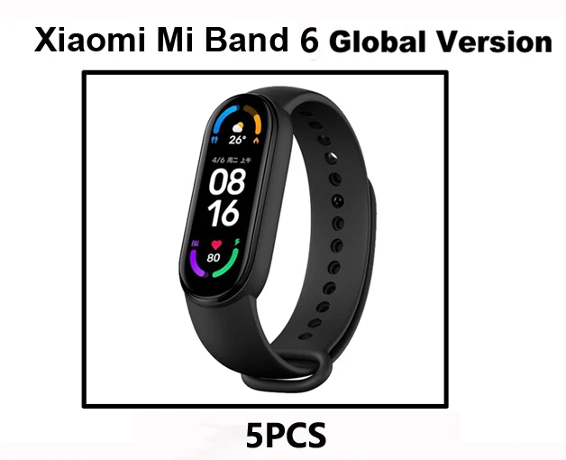 5pcs MiBand 6 Global