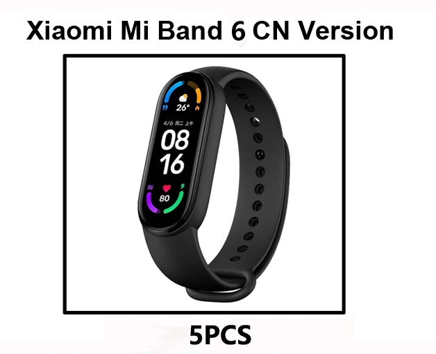 5pcs MiBand 6 CN