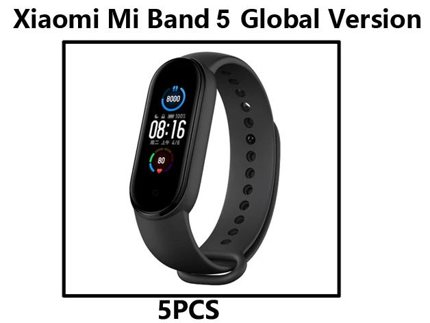 5pcs MiBand 5 Global