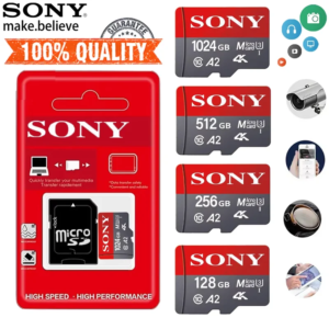 Sony High Speed 2TB 1TB Micro SD Card For DJI Drones Phone PS4 Nintendo Switch Class 10 Memory Storage TF Card 512GB 256GB