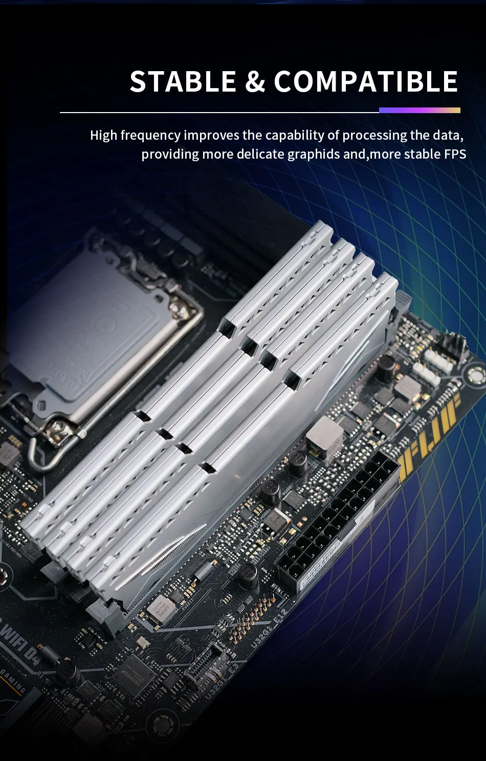 ENVINDA Memoria Ram DDR4 8gb 16gb 2666mhz 3200mhz DDR4 Desktop Memory 288pin Udimm XMP2.0 Heatsink for Motherboar