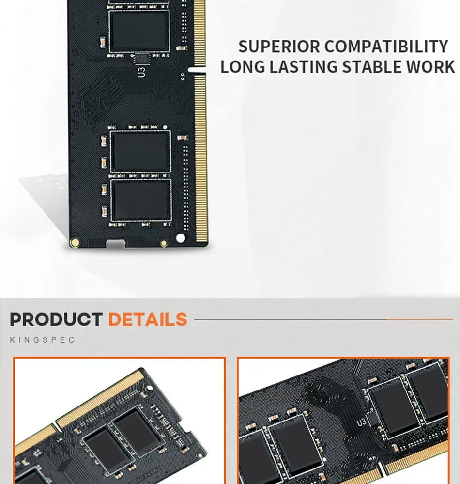 KingSpec DDR5 4800MHz 5600MHz Memory Ram DDR4 8GB 16GB 3200MHz SODIMM Memoria 4gb Notebook 3200 mhz Memoria Module for Laptop