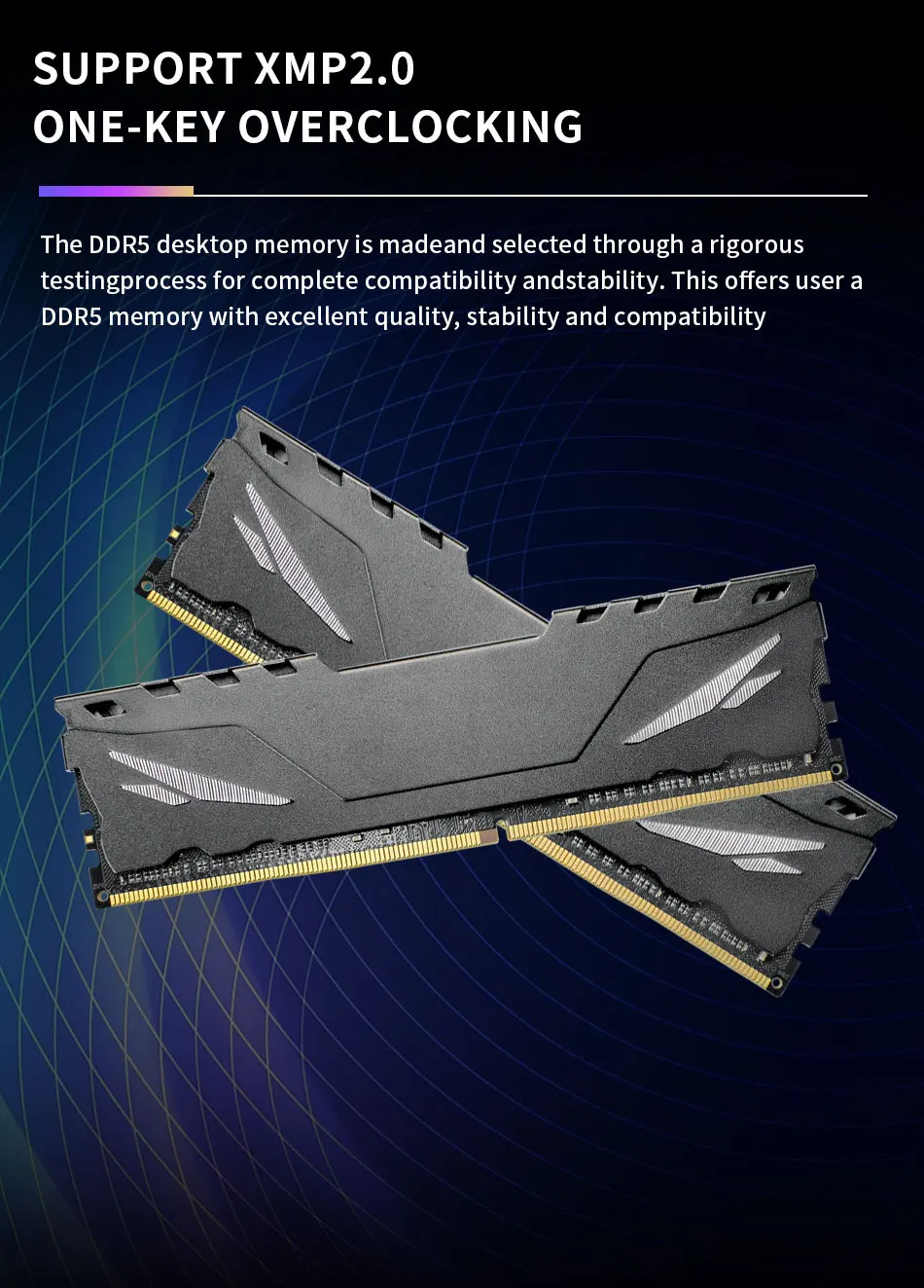 ENVINDA Memoria Ram DDR5 RAM 16GB 32GB 4800MHz 5200MHz 5600MHz DIY Computer Gaming Desktop Internal Memory Dual-channel