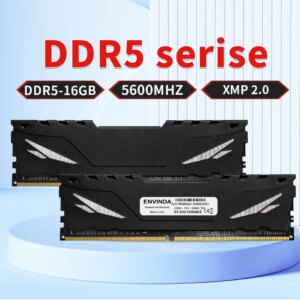 ENVINDA Memoria Ram DDR5 RAM 16GB 32GB 4800MHz 5200MHz 5600MHz DIY Computer Gaming Desktop Internal Memory Dual-channel