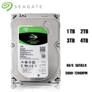 Hard Disk SATA 3 interface 1TB 2TB 3TB 4TB Brand Desktop PC 3.5" Internal Mechanical Hard disk SATA 6Gb/s HDD 7200 RPM (Used)