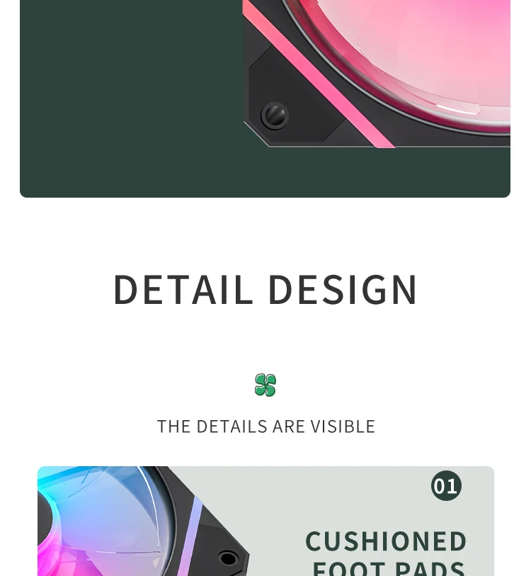 Aigo AM12 Rgb Fan Ventoinha PC Controladora 120mm Computer Case Fan Kit 6pin Water Cooler CPU Cooling Fans Argb 12cm Ventilador