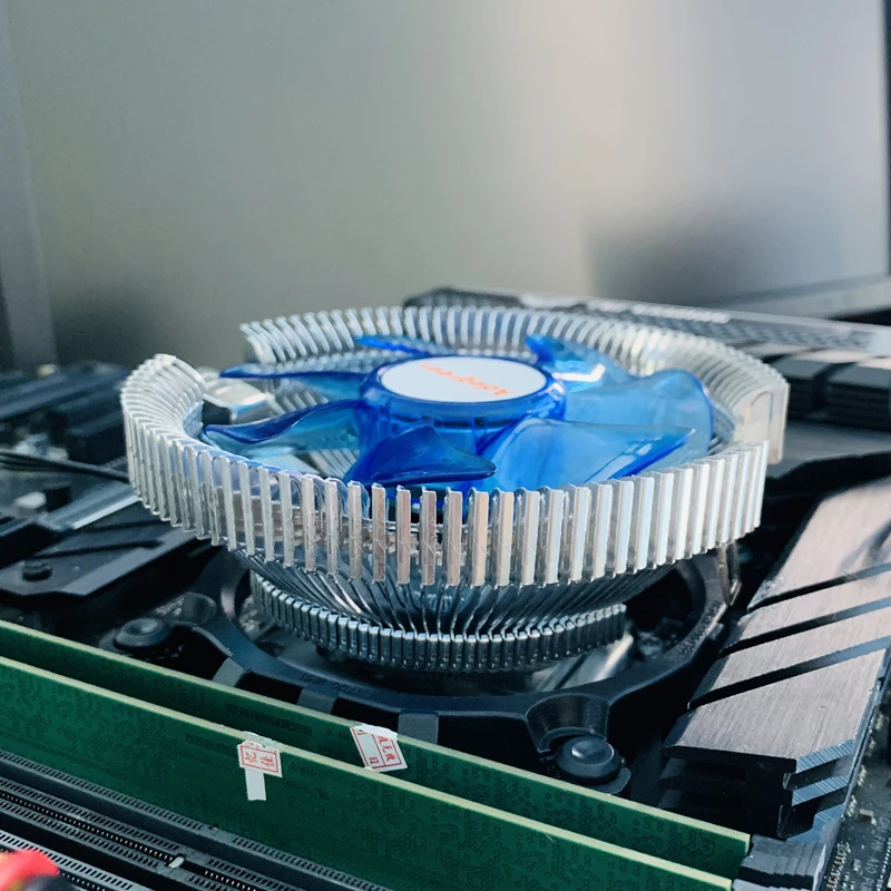 CPU Air-cooled Cooler LED Cooling Fan for Intel LGA 1151 1150 1155 1156 1700 1366 1200 X79 X99 2011 AMD AM3 AM4 AM5 Ventilador