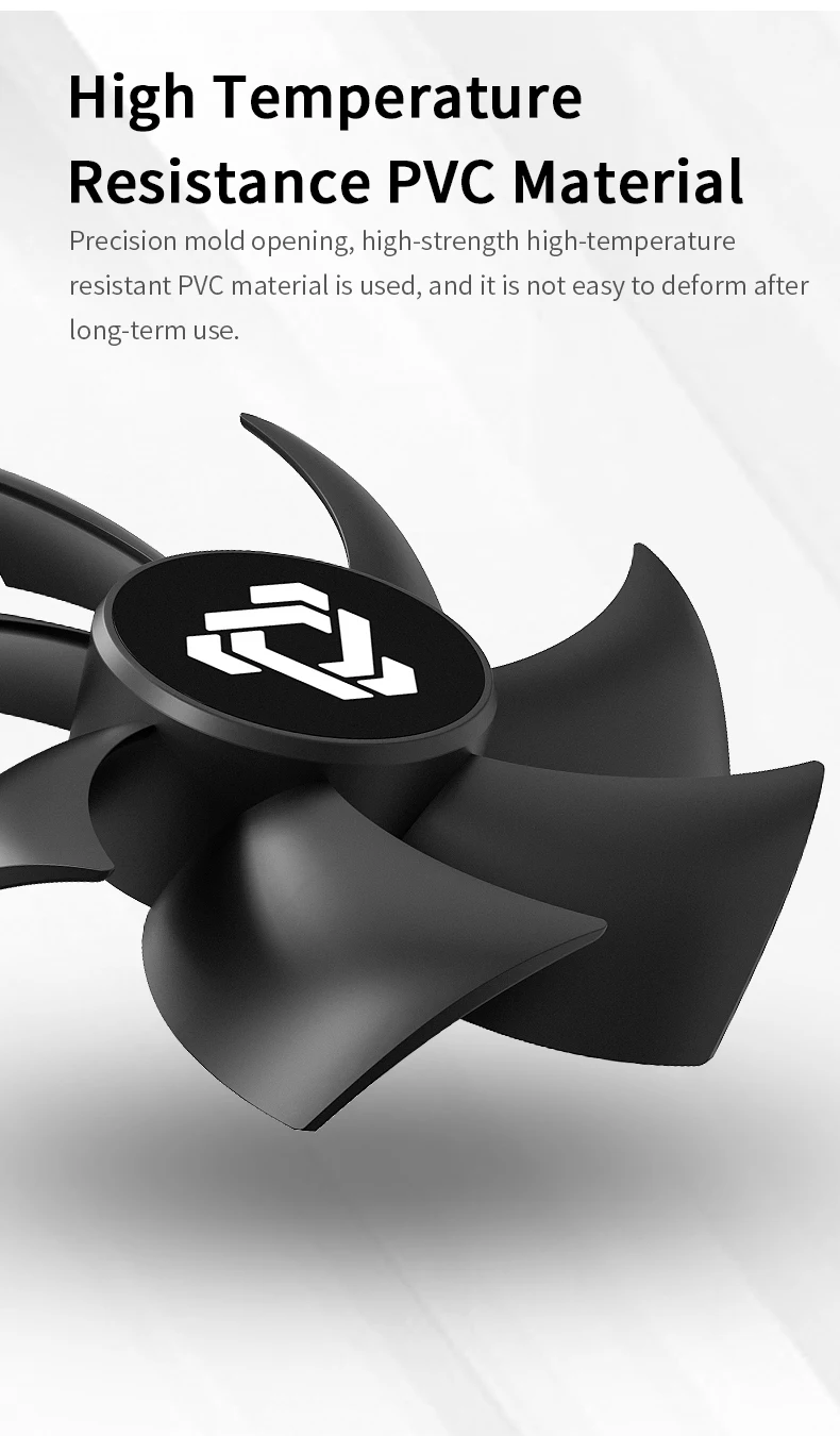 Teucer 9225 9cm 1300rpm PC Case Fan MAX 18 dBA Quiet Desktop Computer Chassis Cooling Fan 12V 3Pin and Large 4Pin Power Supply