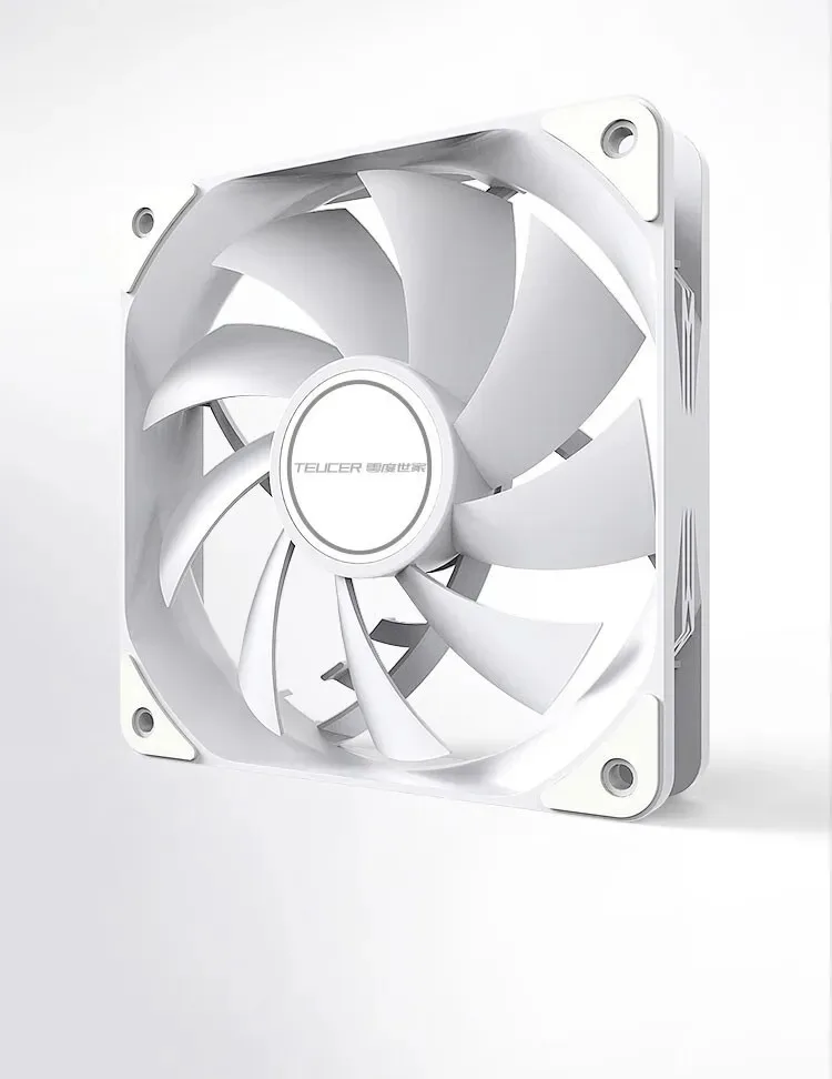 Teucer 12cm Chassis Fan PWM Control 1800rpm Silent Computer Case CPU Cooler Heatsink Ventilador Water Radiator 120mm Cooling Fan