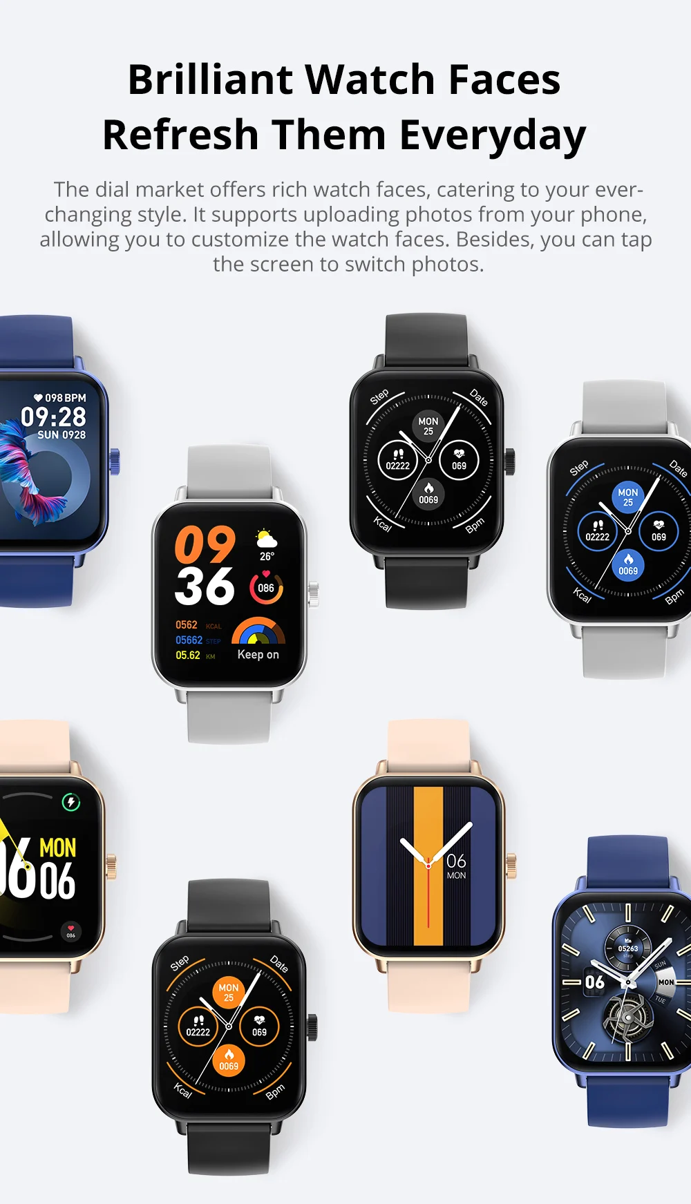 COLMI Voice Calling Smartwatch Men 24H Health Monitor 100+ Sports Modes, Bluetooth Smart Watch Women 1.9 inch Display COLMI Voice Calling Smartwatch Men 24H Health Monitor 100+ Sports Modes, Bluetooth Smart Watch Women 1.9 inch Display