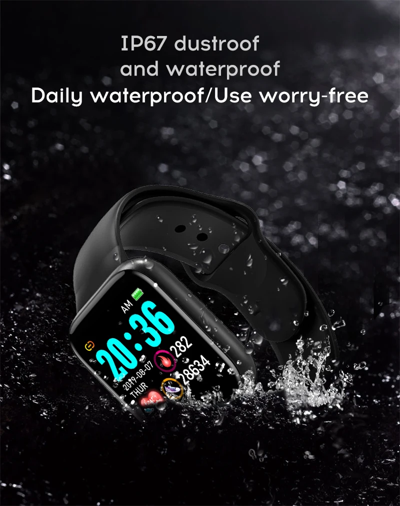 Multifunctional Smart Watch Men Women Bluetooth Connected Phone Music Fitness Sports Bracelet Sleep Monitor Y68 Smartwatch D20 Multifunctional Smart Watch Men Women Bluetooth Connected Phone Music Fitness Sports Bracelet Sleep Monitor Y68 Smartwatch D20
