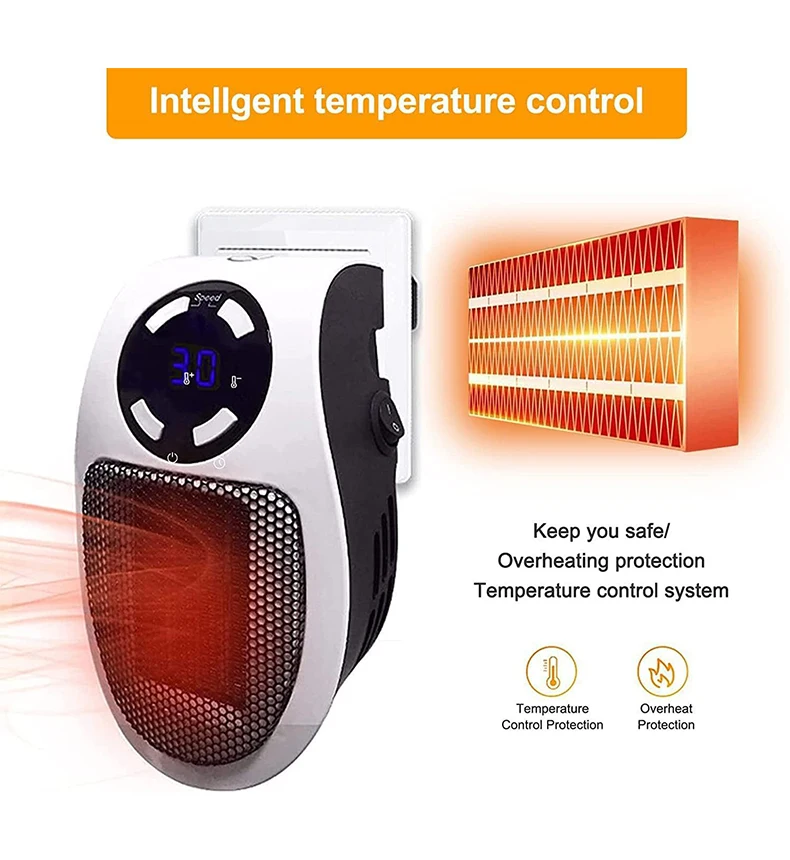 Portable Heater Electric Heater Convenient Room Heater Heating Warm Air Blower Wall Mounted Winter Warmer Machine Home Appliance Portable Heater Electric Heater Convenient Room Heater Heating Warm Air Blower Wall Mounted Winter Warmer Machine Home Appliance