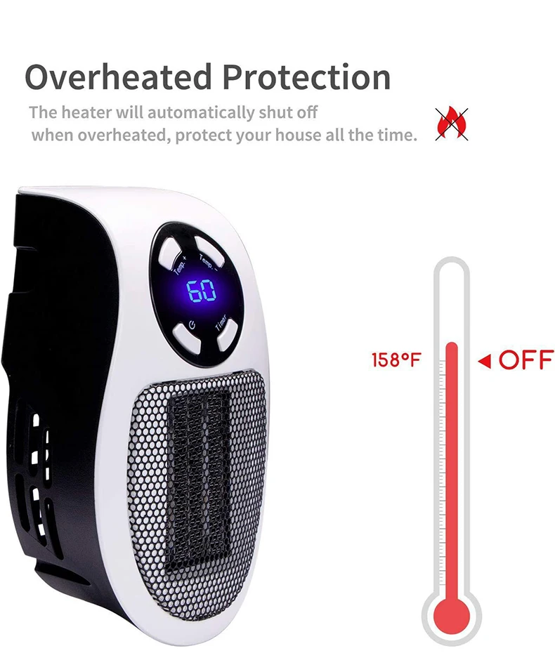 Portable Heater Electric Heater Convenient Room Heater Heating Warm Air Blower Wall Mounted Winter Warmer Machine Home Appliance Portable Heater Electric Heater Convenient Room Heater Heating Warm Air Blower Wall Mounted Winter Warmer Machine Home Appliance