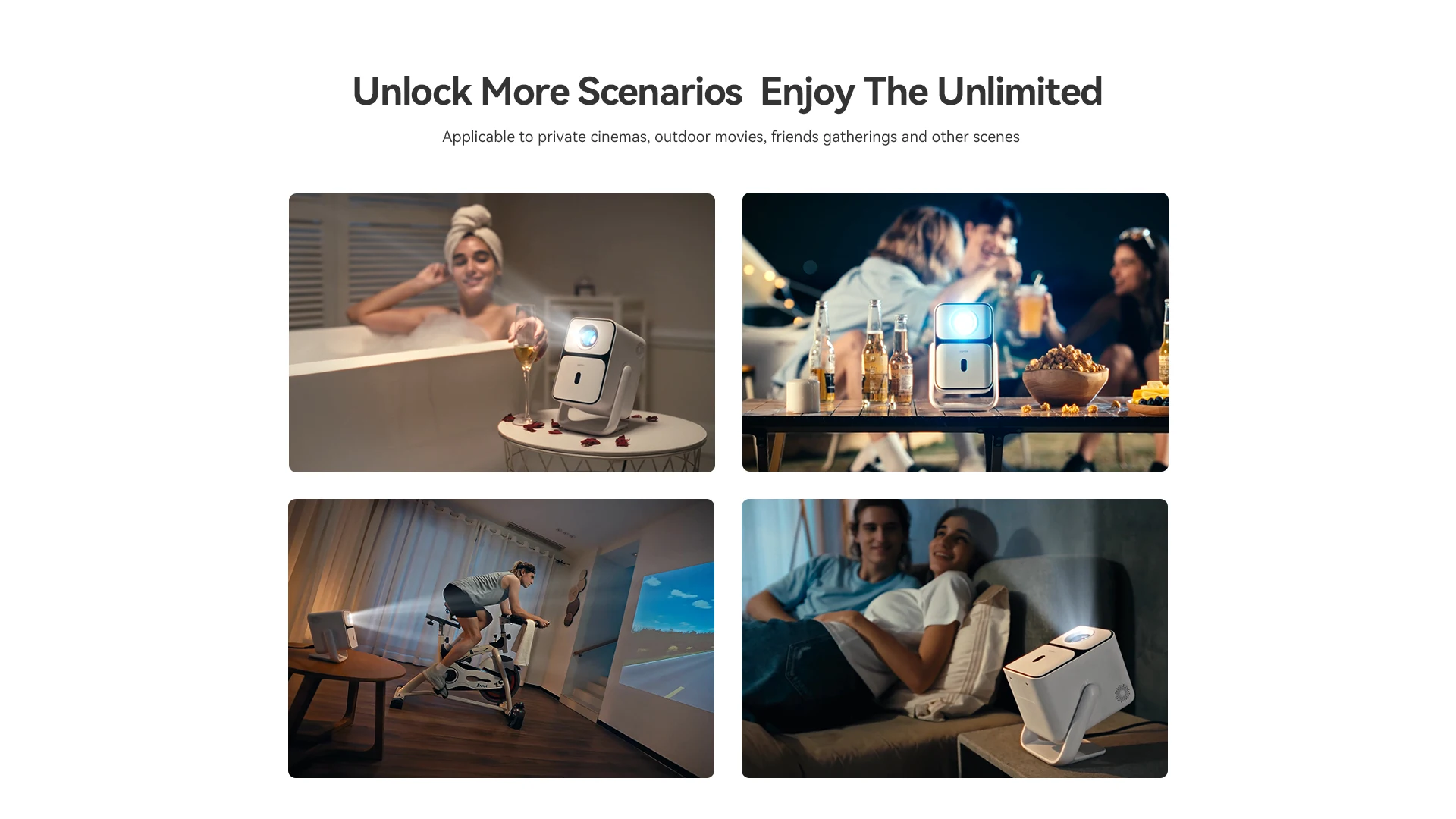 Wanbo T2 Ultra Andorid TV11.0 1080P Projector Support 4K Proyector 500Ansi 120° Rotating Protable Home Beam Smart  Projector