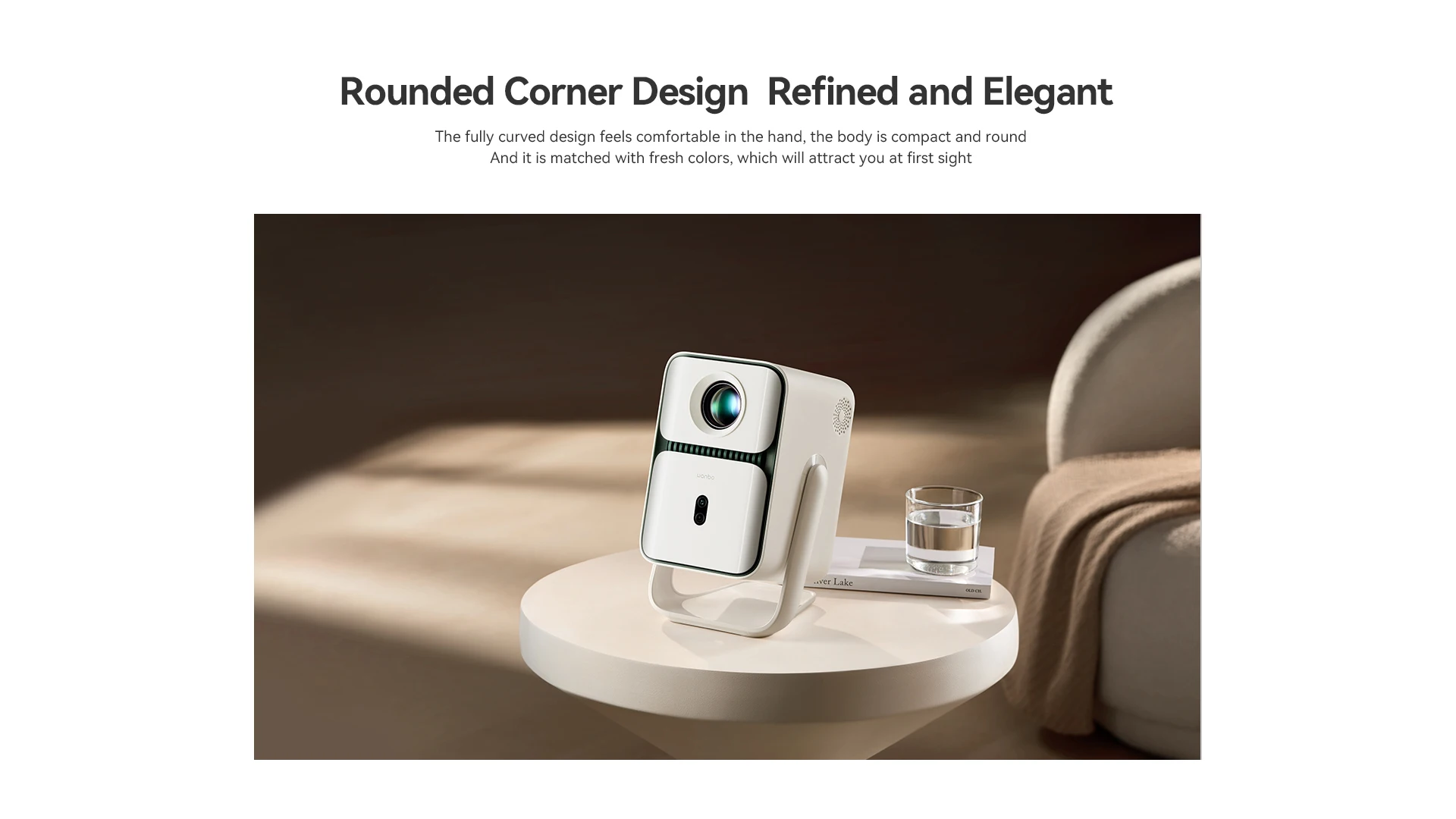 Wanbo T2 Ultra 1080P Projector Support 4K Andorid TV11.0 Proyector 500Ansi Home Beam Smart  Projector  120° Rotating Protable