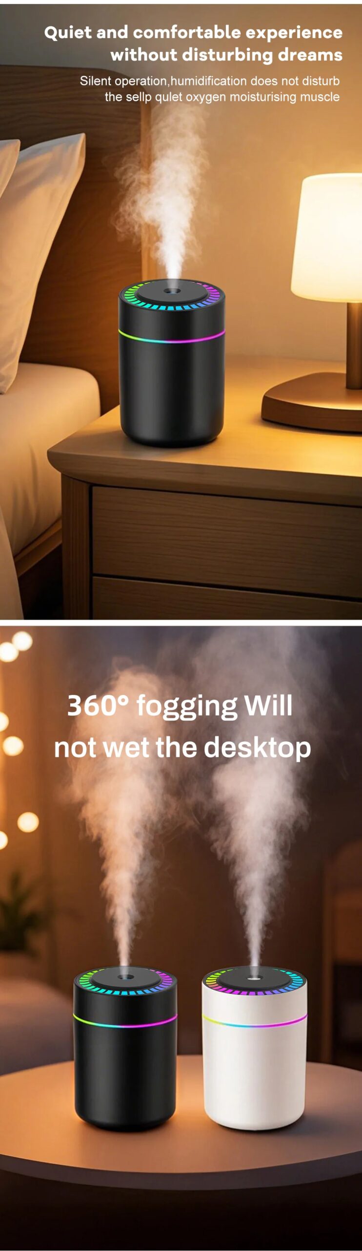 180ml Aromatherapy diffuser Humidifier Aromatherapy essential oil Air purifier Sleeping car carrying home LED 7 color light 180ml Aromatherapy diffuser Humidifier Aromatherapy essential oil Air purifier Sleeping car carrying home LED 7 color light