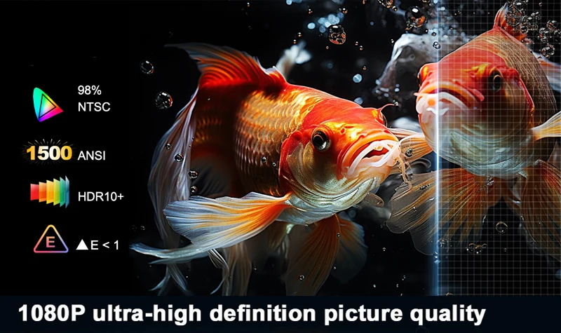 Huaweishi-J10 LED Projector, 1920x1080P, Autofocus, 4K, HD Video, Outdoor Mobile Phone, Android Smart Home Theater, New Huaweishi-J10 LED Projector, 1920x1080P, Autofocus, 4K, HD Video, Outdoor Mobile Phone, Android Smart Home Theater, New