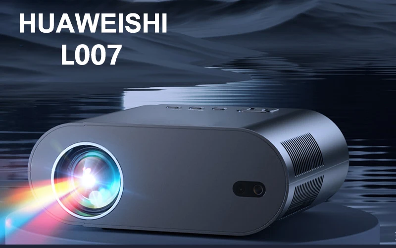 2025 Huaweishi L007  4K 1000ANSI  Native 1080P Projector Auto Focus Keystone Correction BT5.2 Android 11 WIFI6 Home Cinema
