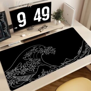 Anime Deskmat Japan Great Waves Large Mouse Pad Desktop Accessories Mousepad Gamer Desk Mat Game Mats Gaming Mause Office Pads