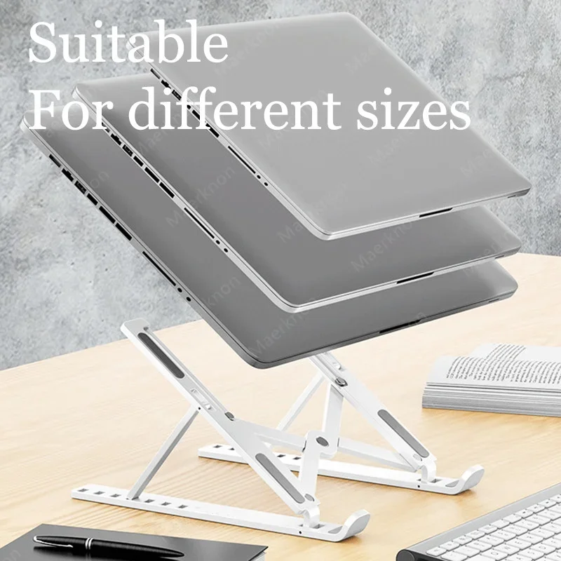 Adjustable Laptop Stand Portable Foldable Notebook Bracket Computer Monitor Holder For Macbook Air iPad Tablets Base Accessories Adjustable Laptop Stand Portable Foldable Notebook Bracket Computer Monitor Holder For Macbook Air iPad Tablets Base Accessories