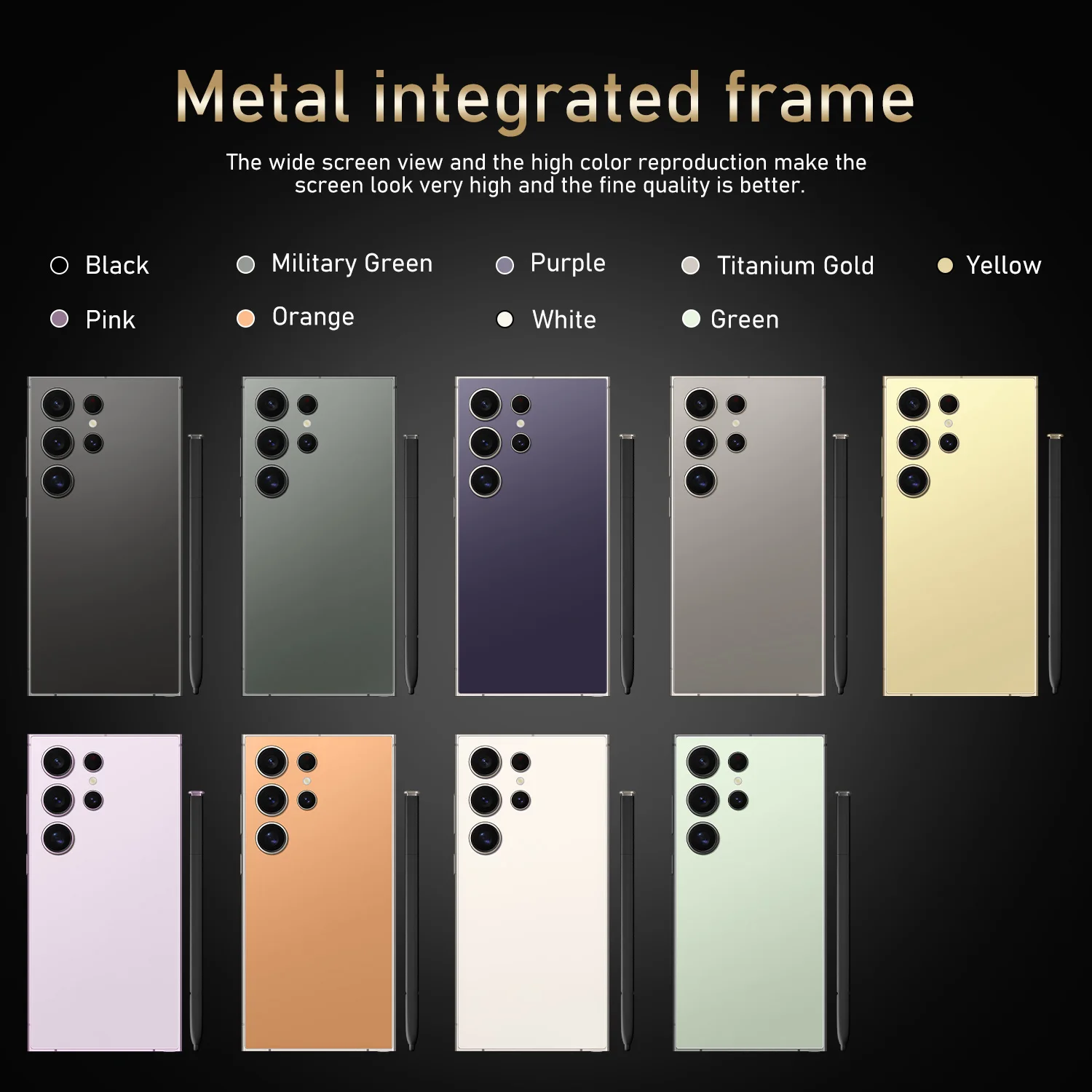 S24 Ultra,Smartphone Android,6.8 inch,8GB RAM,256GB，512GB 1TB ROM,Dual SIM,Mobile phone,Google Play Store,24+48MP,5500mAh