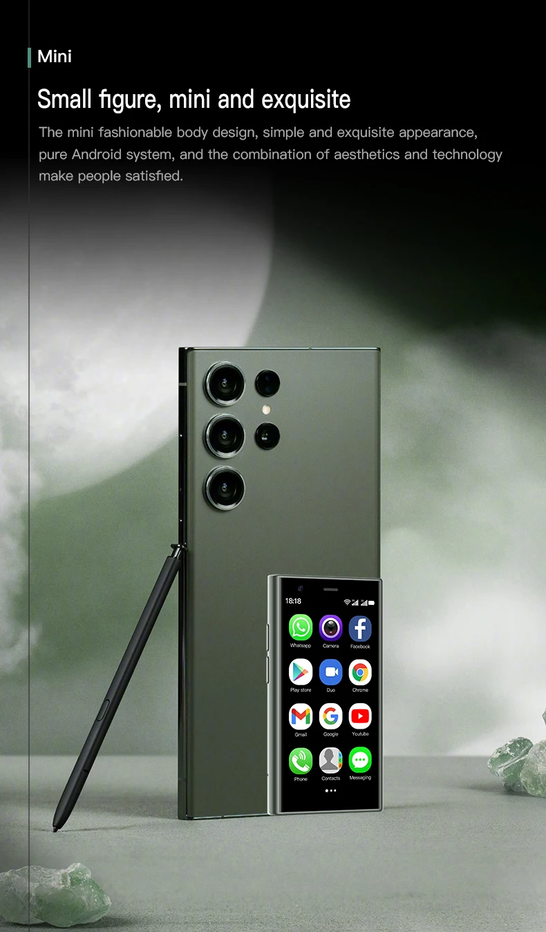 SOYES S23 Pro Mini Smartphones Android 8.1 Dual SIM 3.0'' HD 1000mAh Battery WIFI Bluetooth 3G Small Mobile Phone