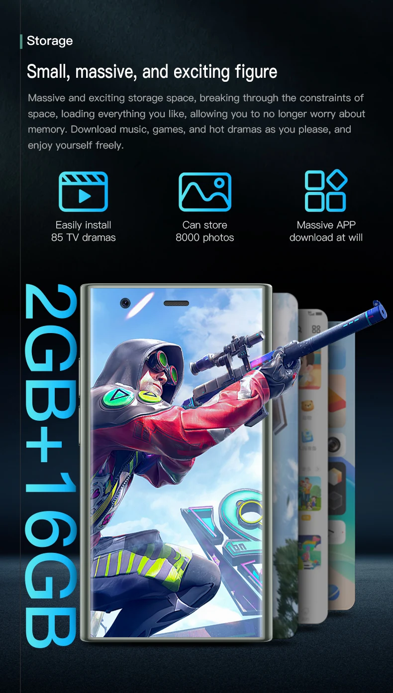 SOYES S23 Pro Mini Smartphones Android 8.1 Dual SIM 3.0'' HD 1000mAh Battery WIFI Bluetooth 3G Small Mobile Phone