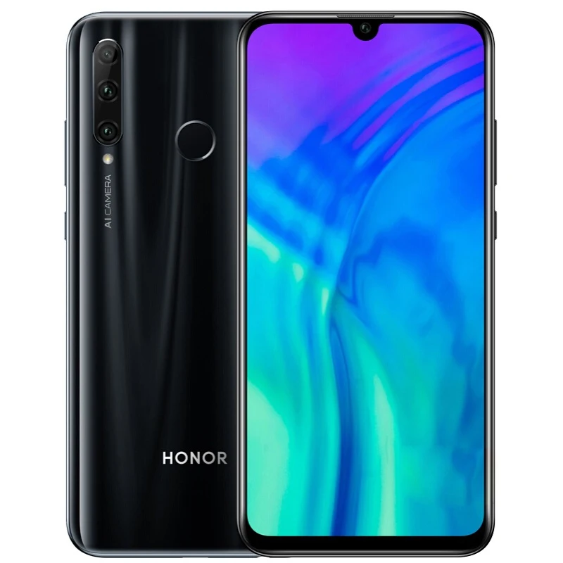 HONOR 20i smartphone global firmware Android 9.0 Haisi Qilin 710 Fingerprint Recogniti 6.21 inch front camera 32MP used phone