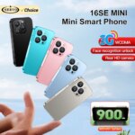 SERVO 16SE Mini Smartphone 16GB ROM Android 9.0 Wifi Dual SIM Standby Play Store 3G WCDMA 3.0"Little Smart Cellphone New Version