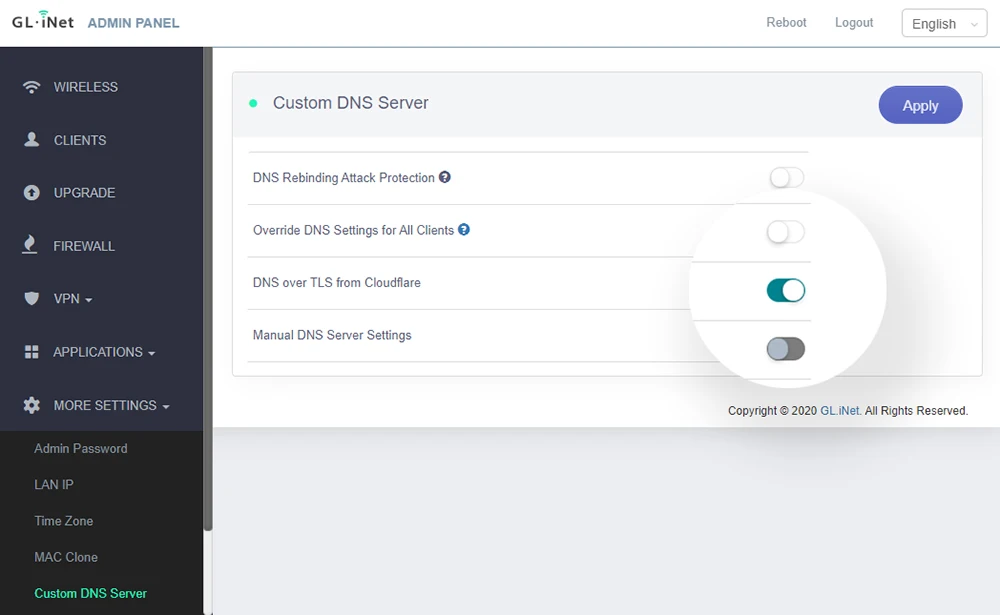 GL.iNet GL-SFT1200 (Opal) Secure Travel WiFi - AC1200 Dual Band Gigabit Ethernet Wireless Internet Router