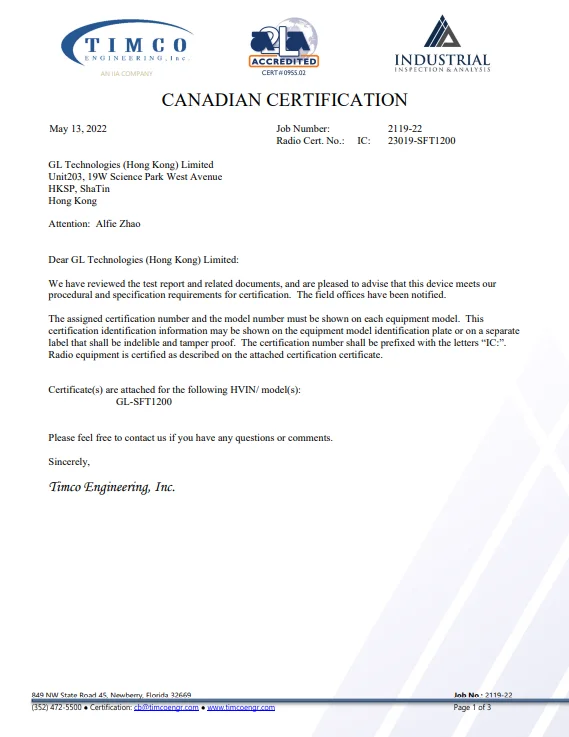 GL.iNet GL-SFT1200 (Opal) Secure Travel WiFi - AC1200 Dual Band Gigabit Ethernet Wireless Internet Router GL.iNet GL-SFT1200 (Opal) Secure Travel WiFi - AC1200 Dual Band Gigabit Ethernet Wireless Internet Router