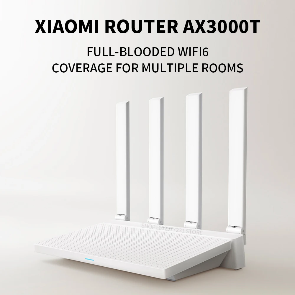 2024 NEW Original Xiaomi AX3000T Router 5GHz 160MHz Broadband 1.3GHz Processor High Speed NFC Connection For Home Office Games