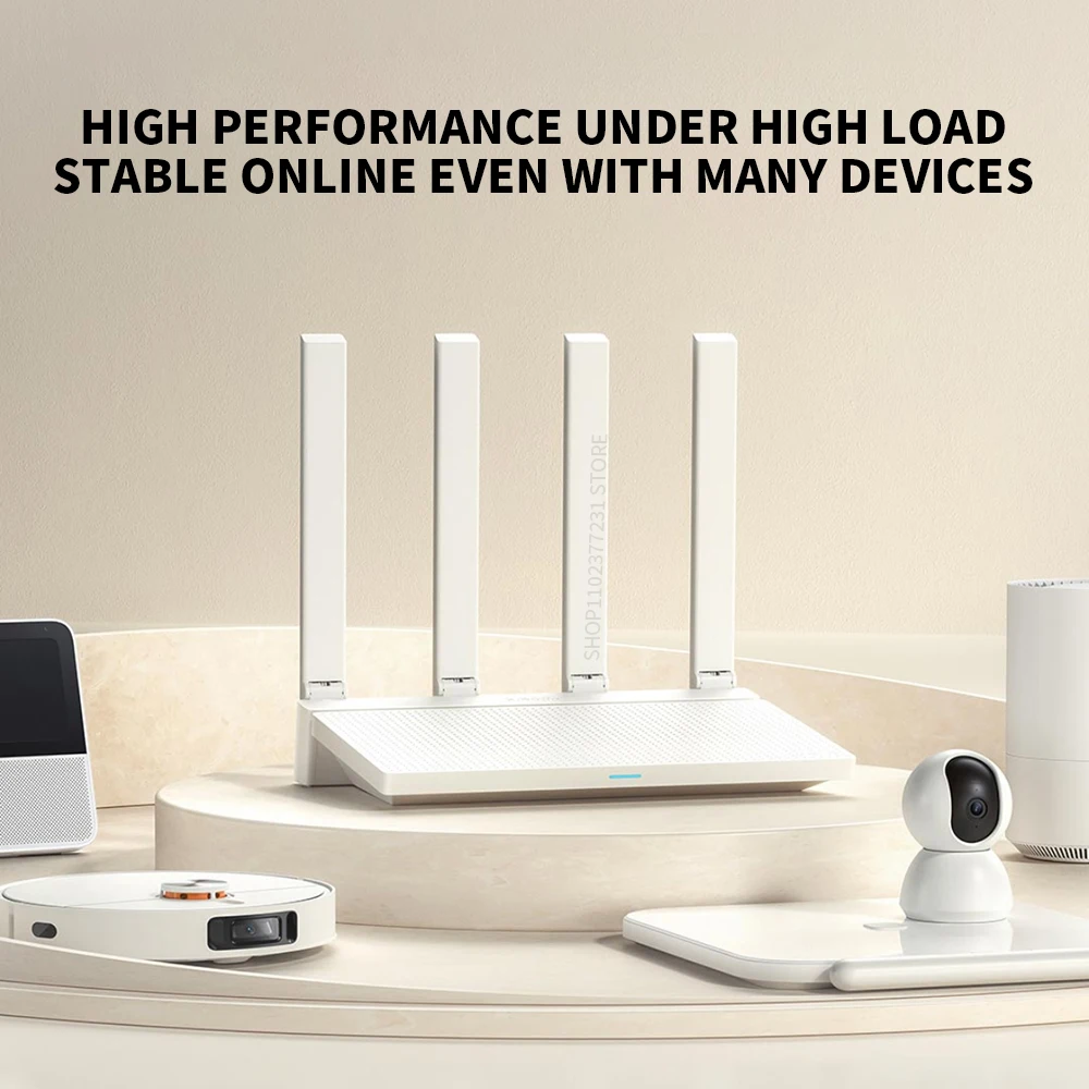2024 NEW Original Xiaomi AX3000T Router 5GHz 160MHz Broadband 1.3GHz Processor High Speed NFC Connection For Home Office Games