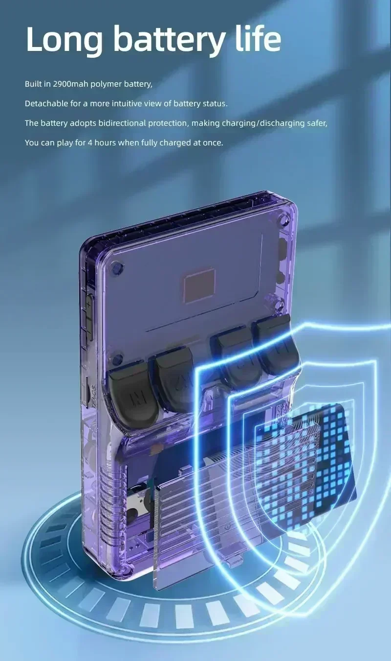 R36S Retro Handheld Game Console - 3.5 Inch IPS Screen, 64GB/128GB/256GB, Portable Gaming Device with Built-in Games