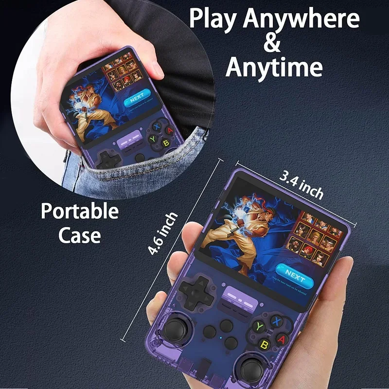 R36S Retro Handheld Video Game Console ARKOS System 3.5 Inch IPS Screen Classic Portable Pocket Video Player 128G Games Boy Gift R36S Retro Handheld Video Game Console ARKOS System 3.5 Inch IPS Screen Classic Portable Pocket Video Player 128G Games Boy Gift