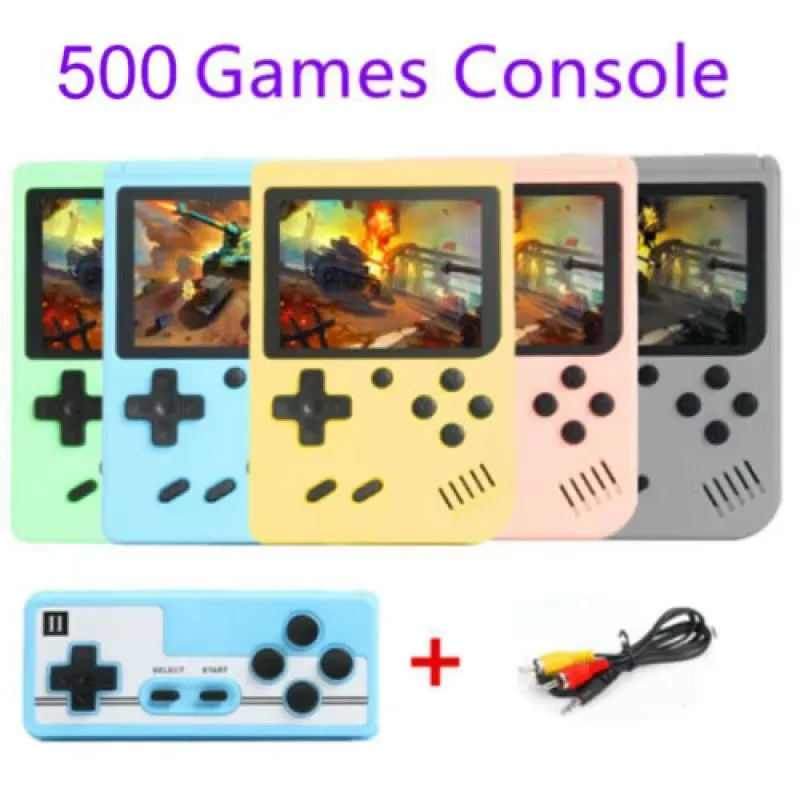 Built-in 500+ Classic Games Children's Handheld Game Players for Gameboy Output Emulator Charging Can Be Connected To The TV - Image 2