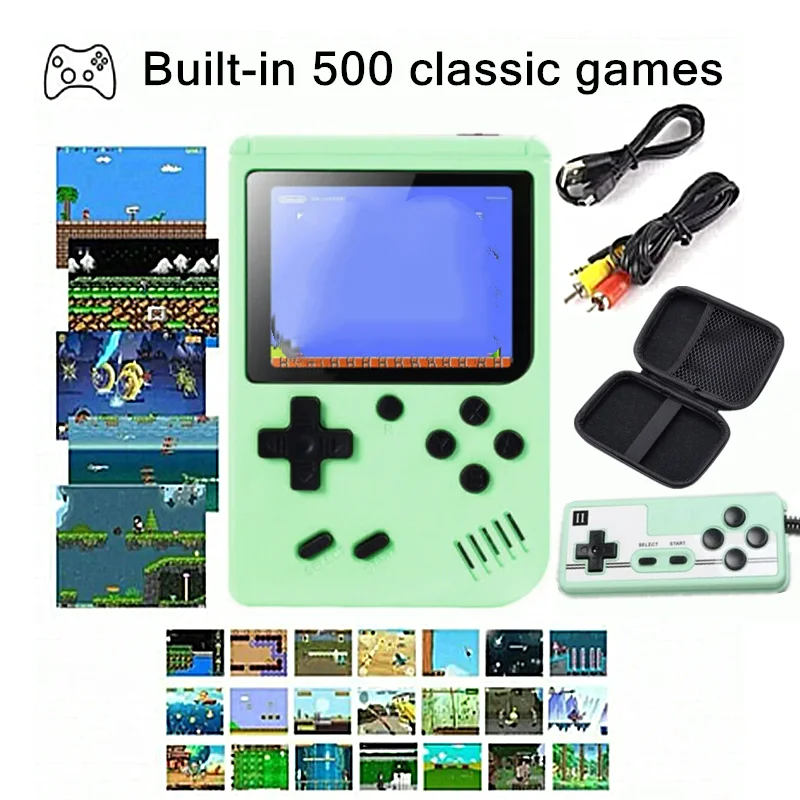 Built-in 500+ Classic Games Children's Handheld Game Players for Gameboy Output Emulator Charging Can Be Connected To The TV - Image 3