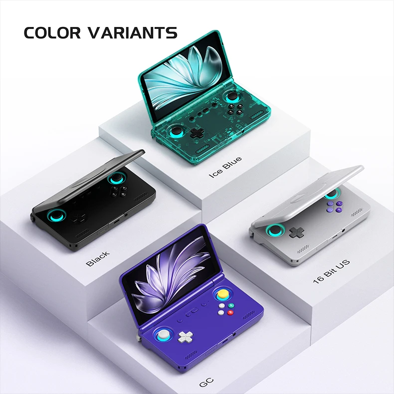 2025 Retroid Pocket Flip2 Retro Handheld Game Console Android13 5.5 Inch AMOLED Touch Screen Video Player Wifi Bluetooth PSP PS2