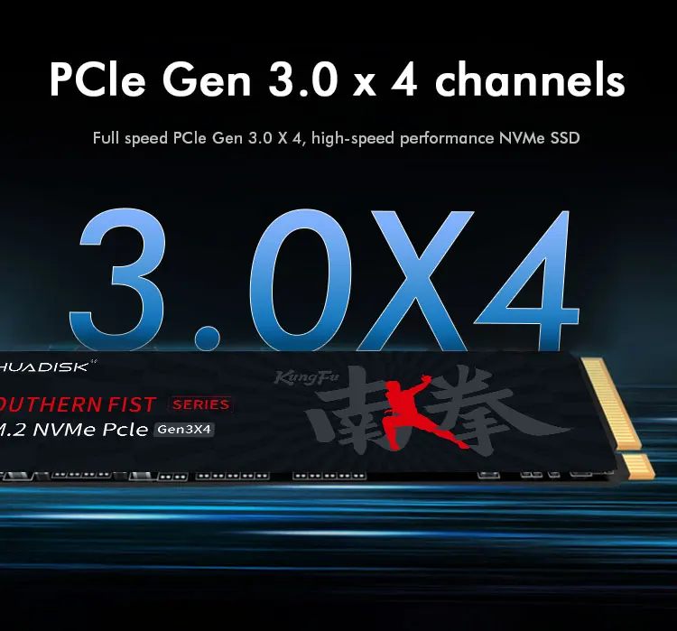 HUADISK Ssd Nvme M2 Pcie Gen3 Hard Drive Disk 128gb 256gb 512gb 1tb Internal Hard Drive For Notebook Desktop
