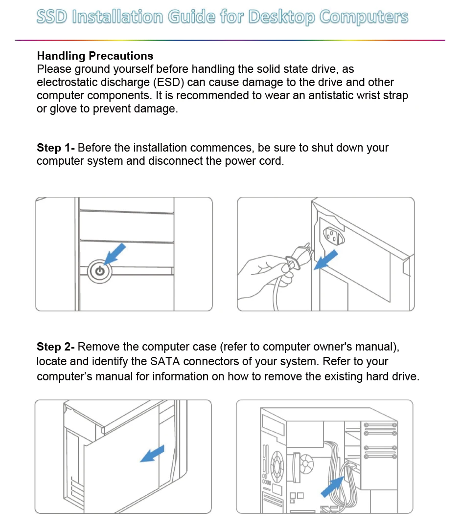 SomnAmbulist SSD 120GB 240GB 480GB 960GB Internal Sata3 Solid State Drive 2.5 128GB 256GB 512GB 1TB 2TB SSD for PC Laptop