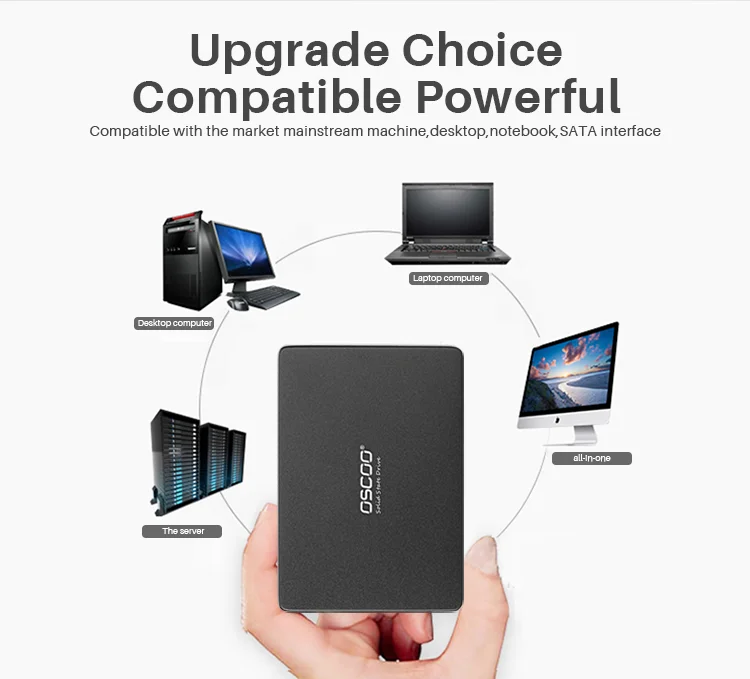 OSCOO 120GB SSD SATAIII 2.5 Inch HDD 240GB SATA3 6GB/s  Hard Drive  For Laptop Internal Solid State Disk