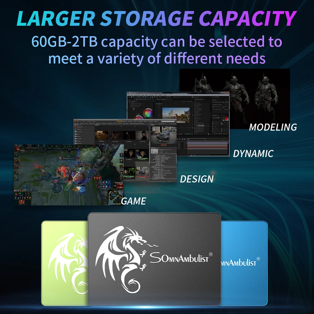 SSD 64GB 128GB 240GB 120GB 256GB 480GB 512GB 1TB 2TB 960GB Sata3 2.5 Hard Disk Disc 2.5 Internal Solid State Drive - Image 3